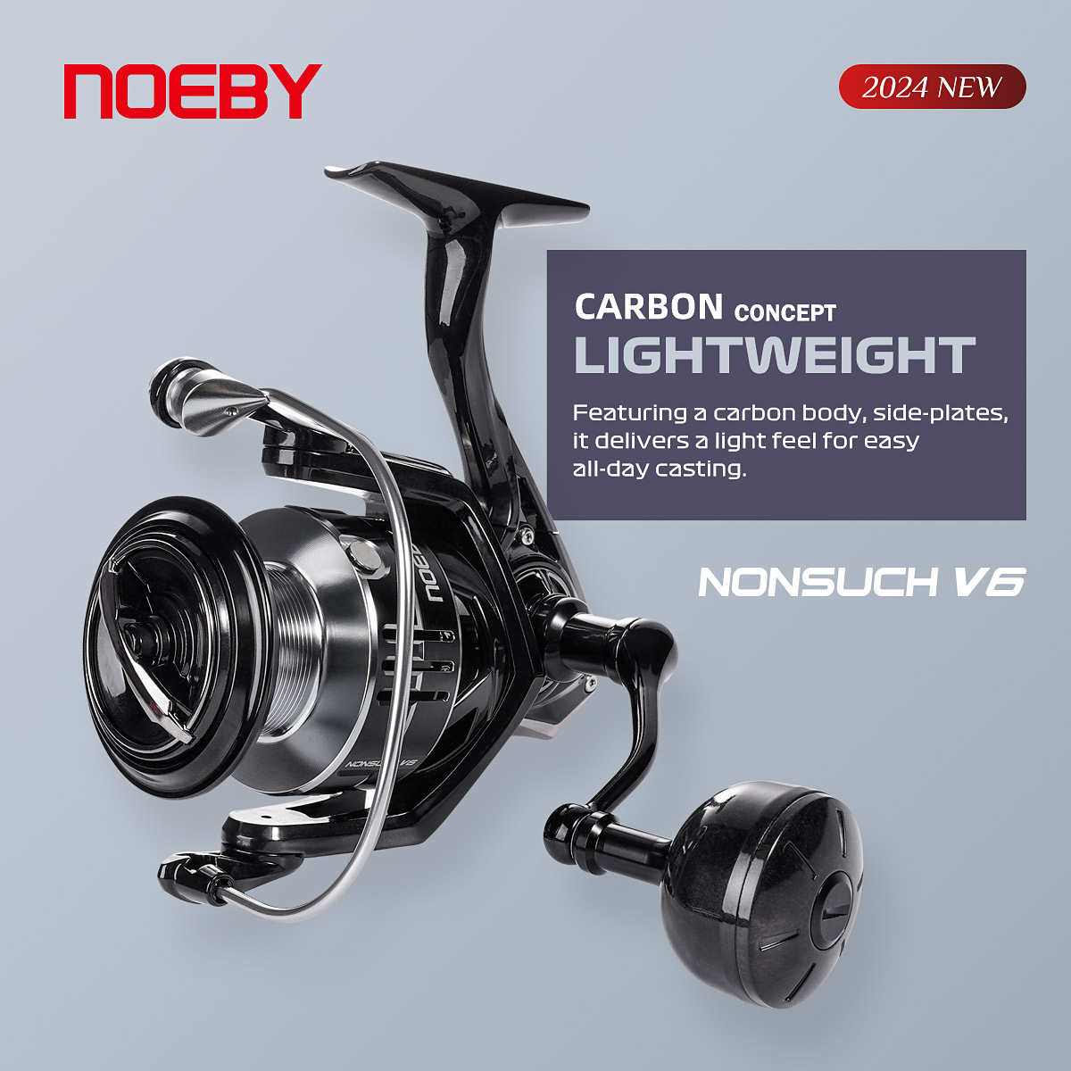 Fishing Equipment Daiwa - Noeby Carbon Spinning Fishing Reel 2500