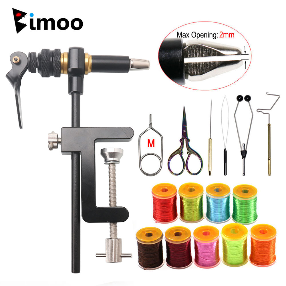 Fishing Equipment Fly - Bimoo 360° Rotation C-Clamp Fly Tying