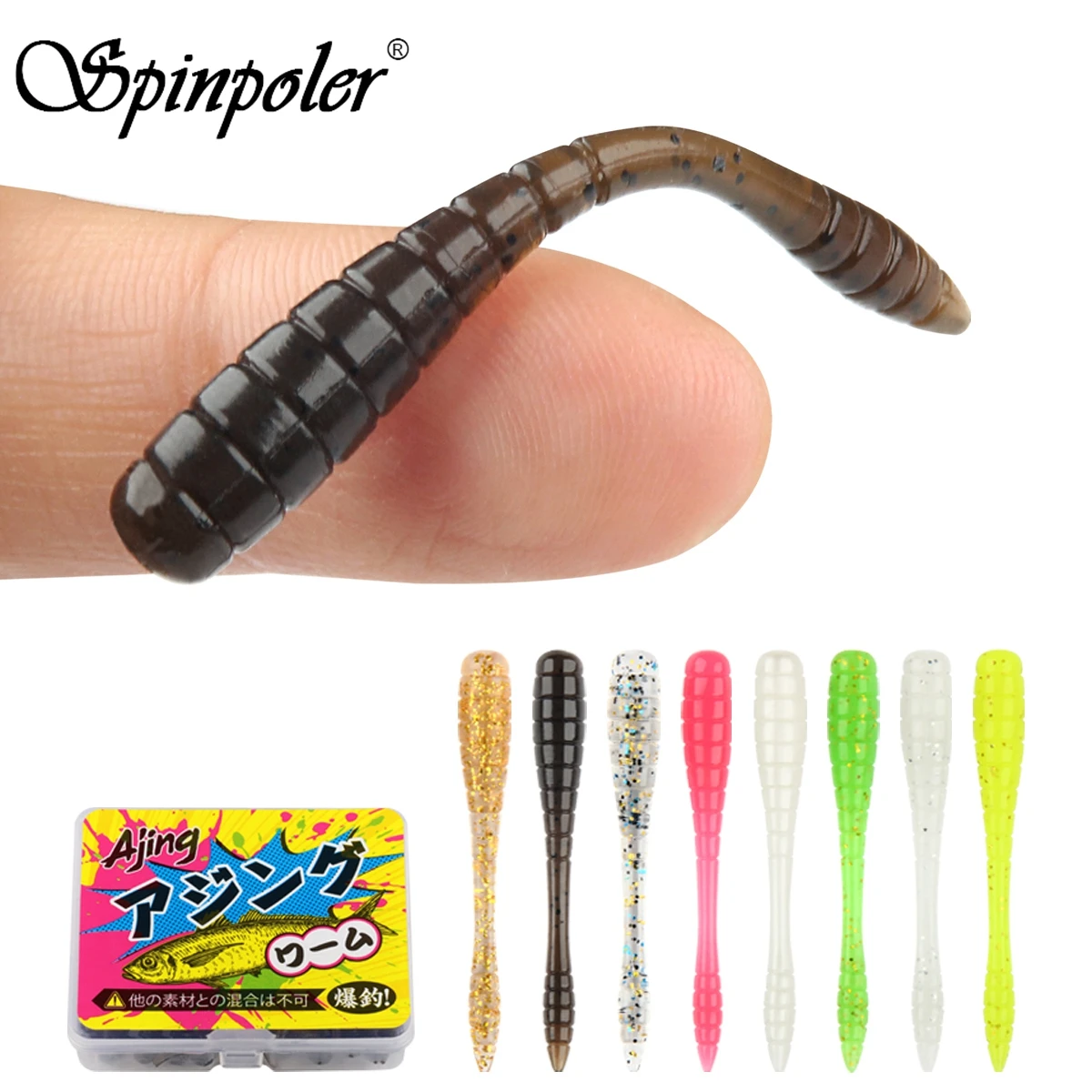 Quality Fishing Equipment - Spinpoler TPR Ajing Soft Lures Artificial