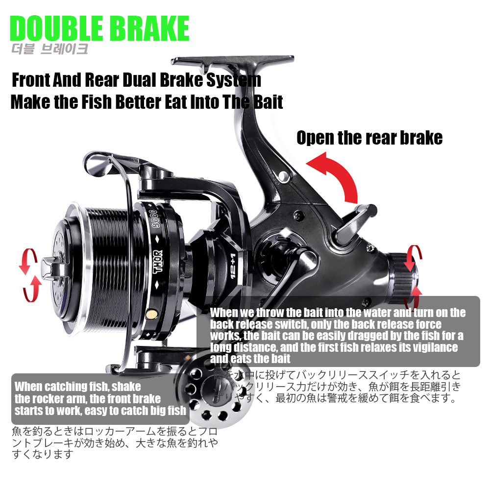 New Carp Fishing Reel Spinning - Fishing Equipment Daiwa 评论和价格