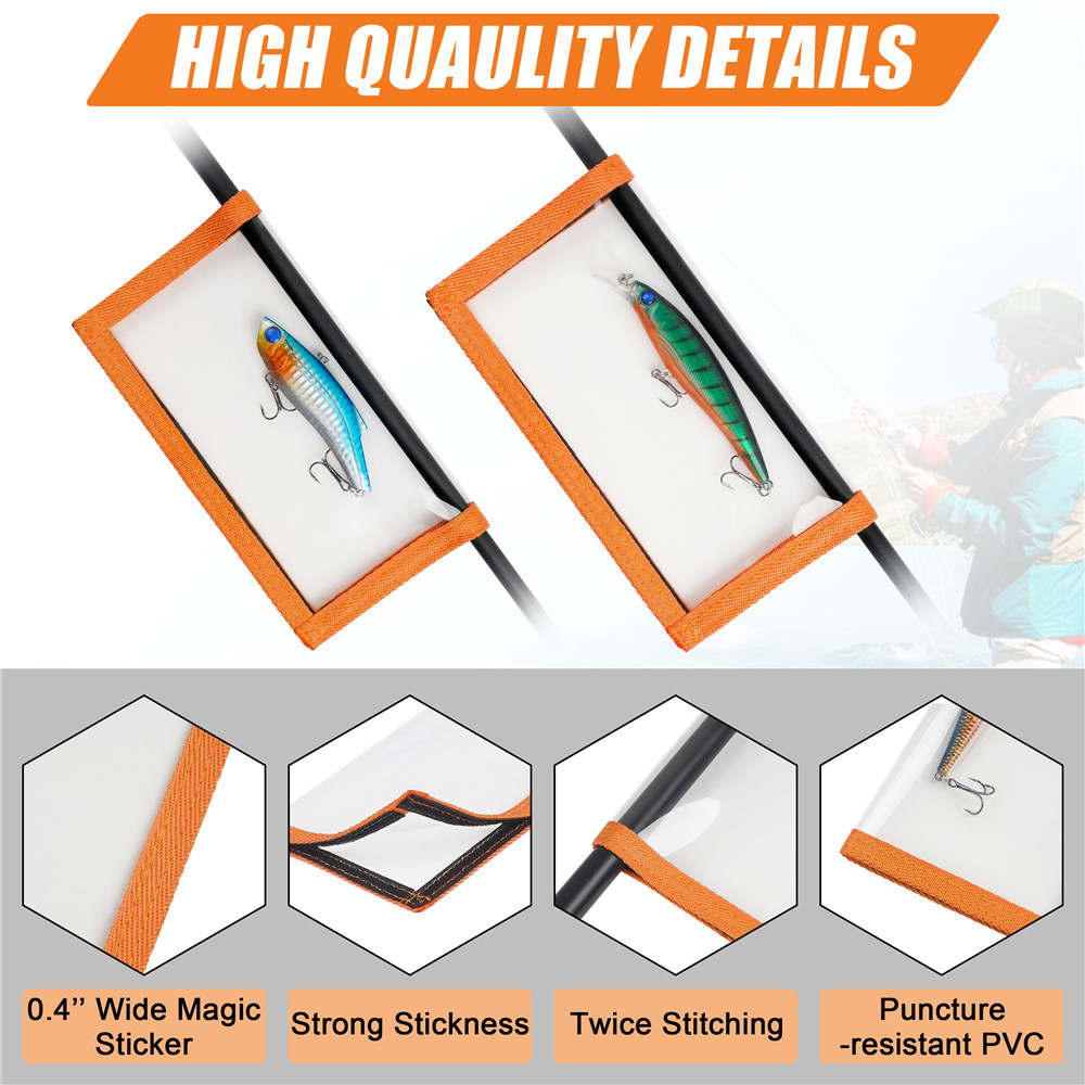 4Pcs Fishing Lure Wraps Durabl - Saltwater Fishing Hook 评论和价格