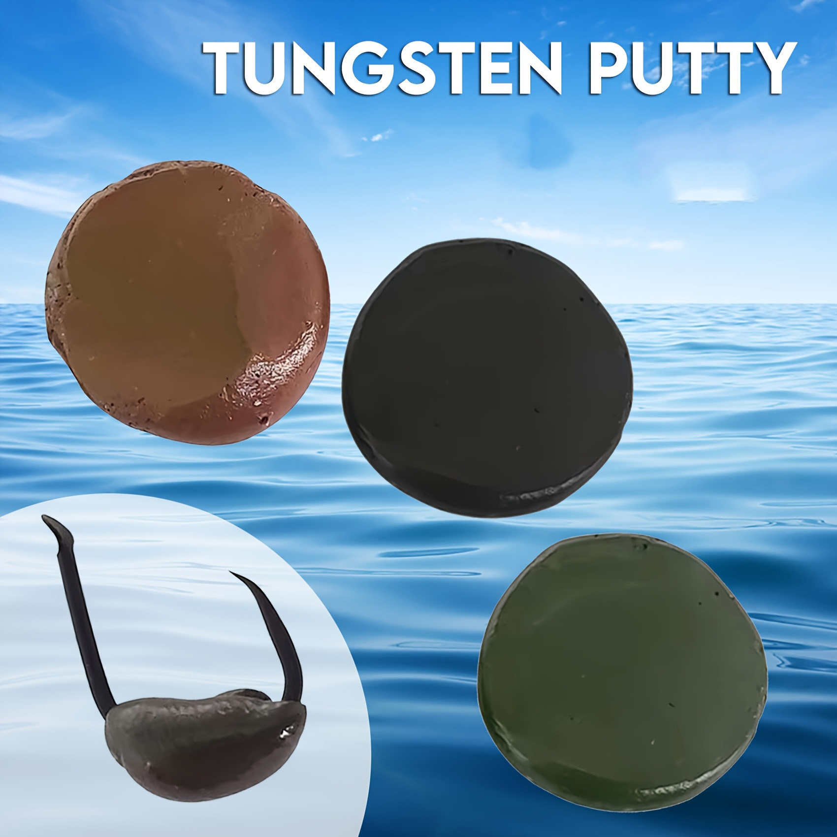 Tungsten Putty 0.5oz(15g) Tika - Fishing Equipment Fly 评论和价格