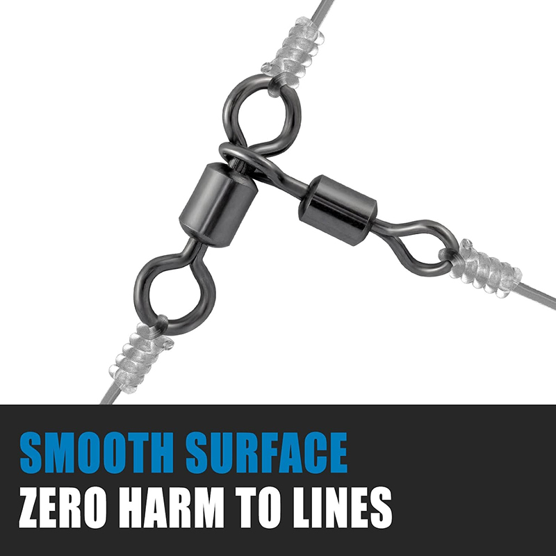 PRO BEROS 50Pcs 3 Way Swivels  - Saltwater Fishing Hook 评论和价格