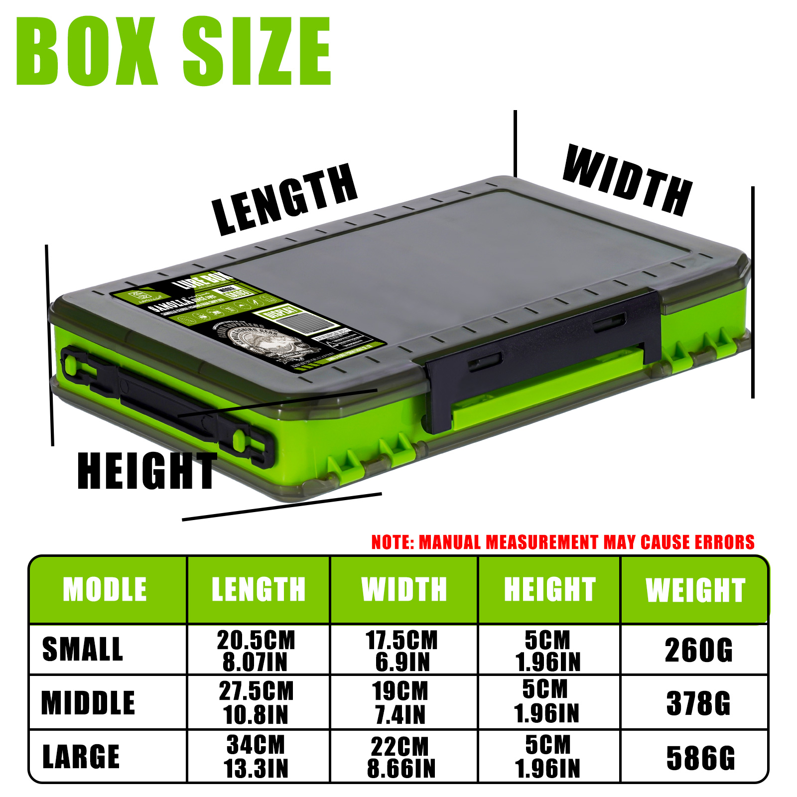 Double Sided Lure Baits Box Fi - Quality Fishing Equipment 评论和价格