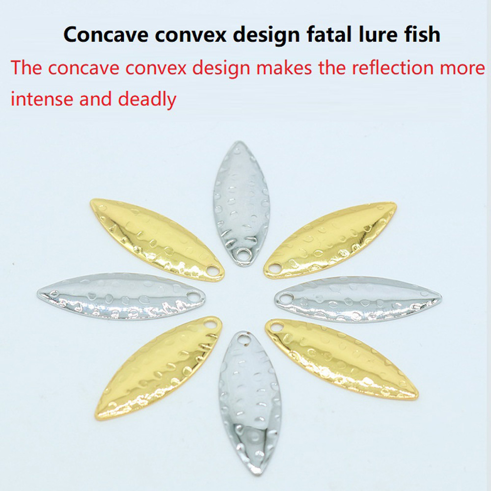 10Pcs/lot Willow Leaf Sequin P - Fishing Equipment Fly 评论和价格