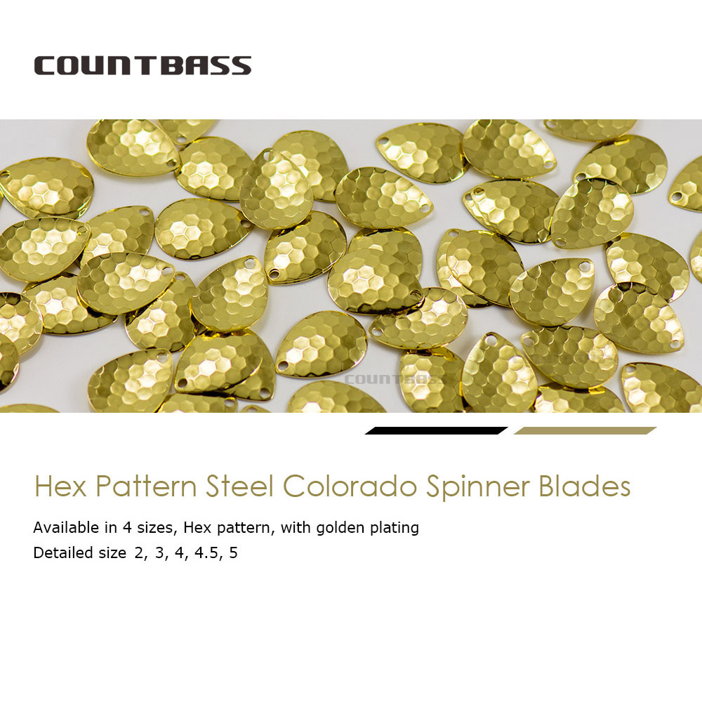 Countbass 50pcs Size 2-5 Gold  - Quality Fishing Equipment 评论和价格
