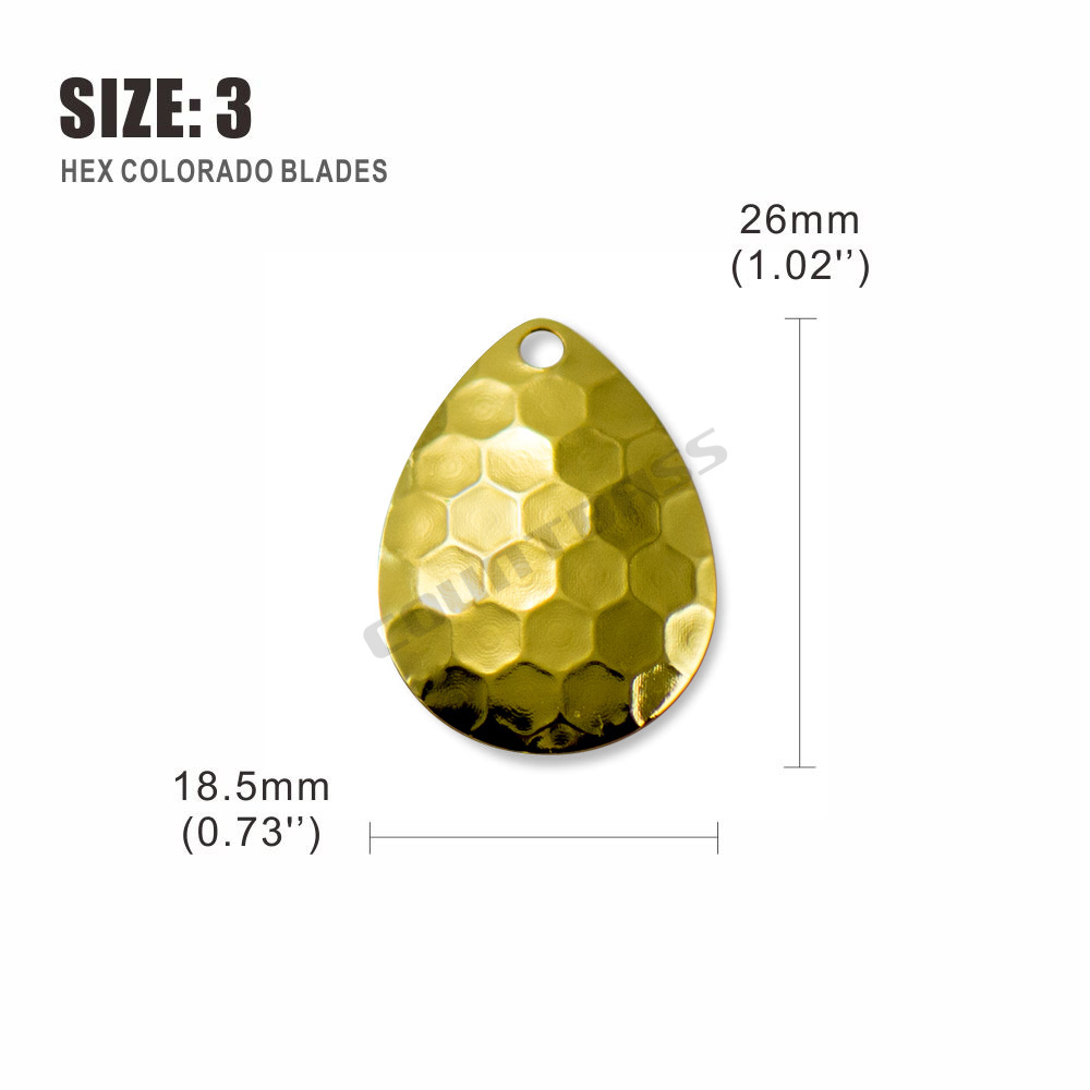 Countbass 50pcs Size 2-5 Gold  - Quality Fishing Equipment 评论和价格
