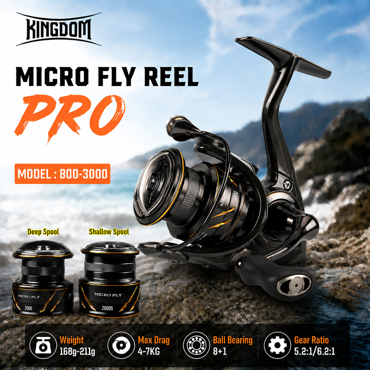 Kingdom Micro Fly Pro Fishing  - Fishing Equipment Daiwa 评论和价格