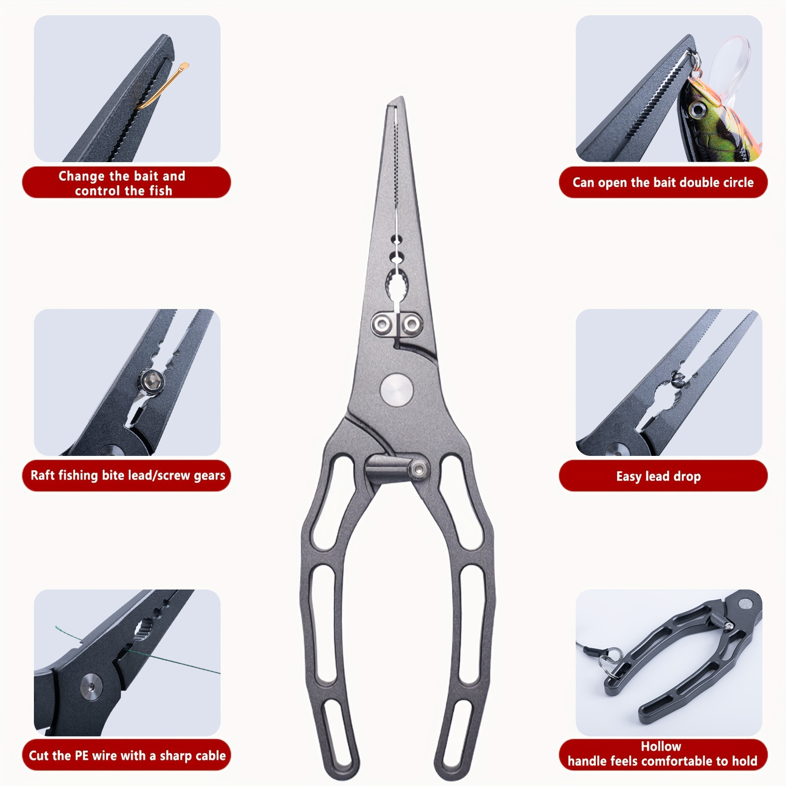 Fishing Pliers and Fish Grippe - Fishing Equipment Amazon 评论和价格